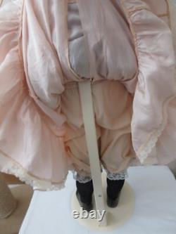 Poupée en porcelaine d'artiste signée OOAK vintage 30 Rachel robe d'enfant vintage