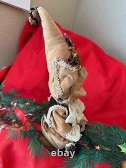 Poupée en porcelaine de 10 pouces, Certificat de Garantie, Fait Main en Italie, Édition Limitée Elf