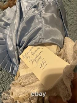 Poupée en porcelaine de style Gibson Girl vintage, mode victorienne artisanale, reproduction 17 pouces