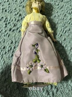 Poupée en porcelaine de style Gibson Girl vintage, mode victorienne faite à la main, reproduction