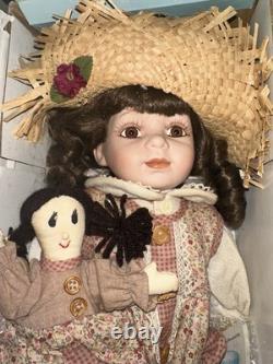 Poupée en porcelaine en édition limitée Vintage Rare MILESTONE Ashley 1155/6000