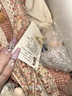 Poupée en porcelaine en édition limitée Vintage Rare MILESTONE Ashley 1155/6000