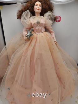 Poupée en porcelaine héritage Glinda la bonne sorcière Franklin Mint vintage pour collectionneur