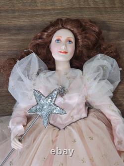 Poupée en porcelaine héritage Glinda la bonne sorcière Franklin Mint vintage pour collectionneur
