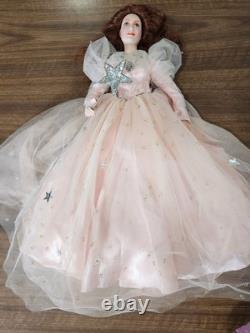 Poupée en porcelaine héritage Glinda la bonne sorcière Franklin Mint vintage pour collectionneur