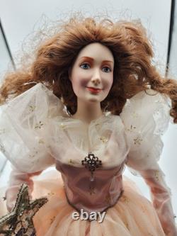 Poupée en porcelaine héritage Glinda la bonne sorcière Franklin Mint vintage pour collectionneur Poupée en porcelaine héritage Glinda la bonne sorcière Franklin Mint vintage pour collectionneur