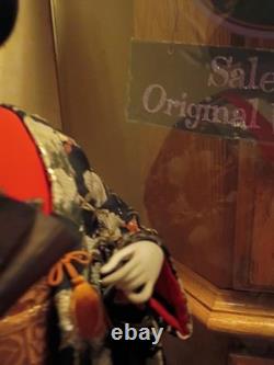 Poupée en porcelaine japonaise geisha faite à la main dans une boîte de présentation Art asiatique vintage