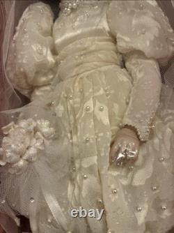 Poupée en porcelaine mariée vintage Madame Alexander édition limitée 1989