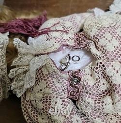 Poupée en porcelaine musicale Schmid vintage 16 des années 1980, neuve, sans boîte