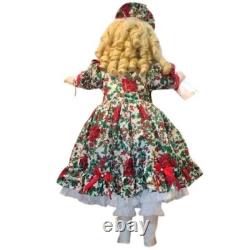 Poupée en porcelaine musicale en édition limitée Betty Jane Carter, taille réelle, vintage, 29 pouces