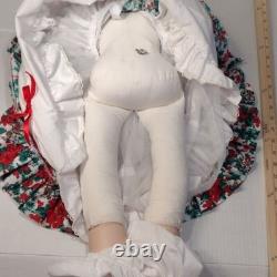Poupée en porcelaine musicale en édition limitée Betty Jane Carter, taille réelle, vintage, 29 pouces