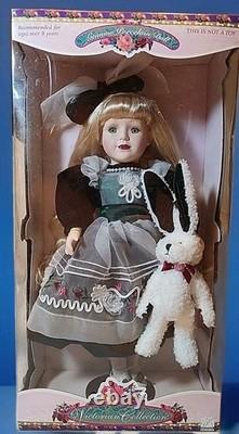 Poupée en porcelaine vintage 1998 Victoriens Édition limitée de collection Melissa Jane