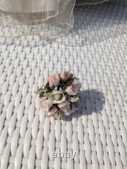 Poupée en porcelaine vintage Ashton-Drake « Wedding In A Sun Filled Arbor » boîte d’origine+