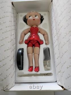 Poupée en porcelaine vintage Betty Boop 2005 Danbury Mint King Features NOS