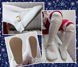 Poupée en porcelaine vintage Charlotte - Rustie/ Danbury Mint - 30 pouces (1997) Édition limitée