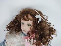 Poupée en porcelaine vintage Donna Rubert Brandy de 1996 réaliste