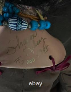 Poupée en porcelaine vintage amérindienne Shay LE 2/260, 26 pouces, 1995 par RuBert