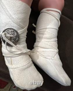 Poupée en porcelaine vintage amérindienne Shay LE 2/260, 26 pouces, 1995 par RuBert