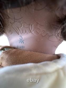 Poupée en porcelaine vintage de bébé afro-américain Donna Rubert de la Danbury Mint