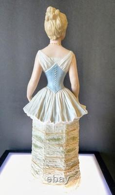 Poupée figurine en biscuit de ballerine danseuse dame Heubach victorienne allemande antique