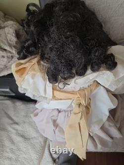 Poupée grande en porcelaine gipsy Joyce Murch vintage 1991 24 pouces en excellent état rare