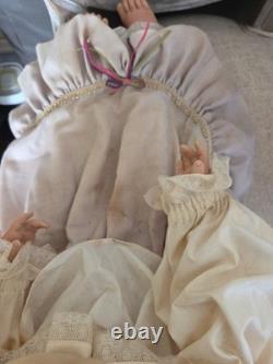 Poupée grande en porcelaine gipsy Joyce Murch vintage 1991 24 pouces en excellent état rare
