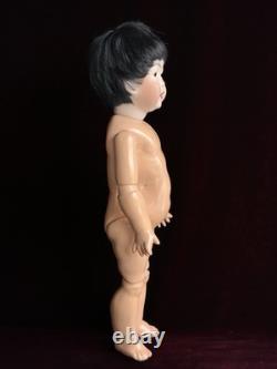 Poupée orientale en porcelaine vintage 16, reproduction de l'antique allemande Kestner JDK 243.