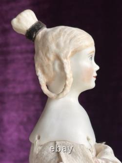 Poupée victorienne en porcelaine vintage de style parian 15