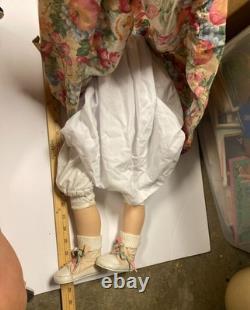 Poupée vintage Christine Orange en porcelaine 28 Hellen robe/chapeau Berry #923/1000