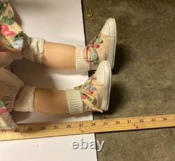 Poupée vintage Christine Orange en porcelaine 28 Hellen robe/chapeau Berry #923/1000