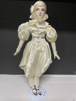 Poupée vintage Pierrot arrière, personnage de pantomime français des années 1930