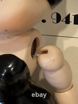 Poupée vintage en porcelaine Betty Boop de 11 pouces, 1982, bras et jambes articulés, robe noire
