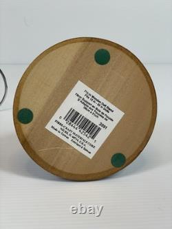 Poupée vintage en porcelaine Q-tee et support en métal 14 thème clown rose rare