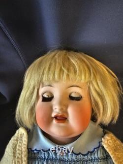 Poupée vintage en porcelaine Simon & Halbig (modèle 158-9)