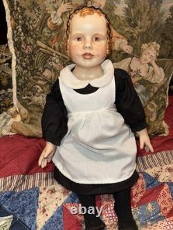 Poupée vintage en porcelaine de 17 po Mary Beth par Rachel Cold