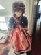 Poup&eacute;e Vintage Victorienne En Porcelaine, 18 Pouces De Hauteur, Magnifiquement Habill&eacute;e, Rare, Ann&eacute;es 1970