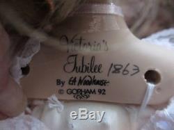 Poupées Jubilee Vintage Gorham Porcelaine Victoria Mère Et Fille 1992 Kh