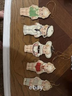 Poupées Kewpie en porcelaine vintage Lot de poupées dans la boîte Rose O'Neil