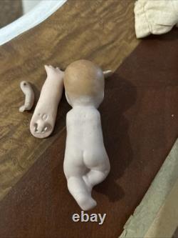 Poupées Kewpie en porcelaine vintage Lot de poupées dans la boîte Rose O'Neil