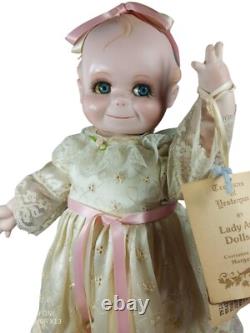 Poupées Vintage Lady Anne, Inc. KEWPIE Poupée en porcelaine 20 Mary Sides 1987