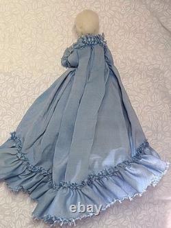 Poupées d'artistes en porcelaine miniature vintage OOAK couple colonial