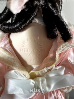 Poupées en porcelaine Franklin Heirloom vintage Savannah Southern Belle 1987