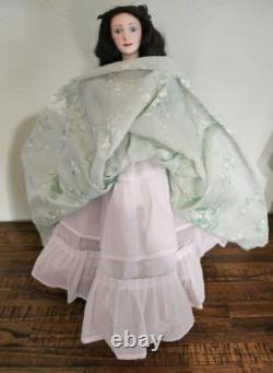 Poupées en porcelaine Scarlett O'Hara et Rhett Butler par Franklin Mint Vintage 1986