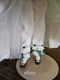 Poupées en porcelaine Scarlett O'Hara et Rhett Butler par Franklin Mint Vintage 1986