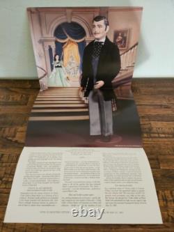 Poupées en porcelaine Scarlett O'Hara et Rhett Butler par Franklin Mint Vintage 1986