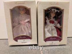 Poupées en porcelaine collectionnables DG Creations, lot de 27, vers 2000