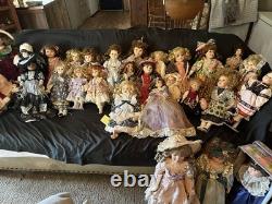 Poupées en porcelaine collectionnables de 17 à 21 pouces