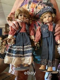 Poupées en porcelaine collectionnables de 17 à 21 pouces