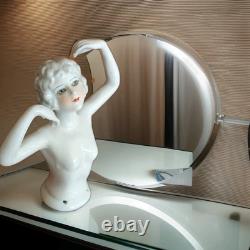 RARE Poupée en PORCELAINE ANCIENNE Grande de 5 pouces de hauteur Parfait État Années folles