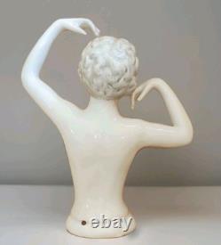 RARE Poupée en PORCELAINE ANCIENNE Grande de 5 pouces de hauteur Parfait État Années folles